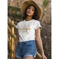 thumbnail image 2 of Buon Ferragosto Fireworks T-Shirt Women -Image by Shutterstock, Female Medium, 2 of 4