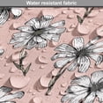 thumbnail image 5 of Flowers Dog Crate Cover, Randomly Arranged Chamomile Floral Motifs Tender Elements Design, Easy to Use Pet Kennel Cover for Medium Large Dogs, 35" x 23" x 27", Blush Purpleblue, by Ambesonne, 5 of 6