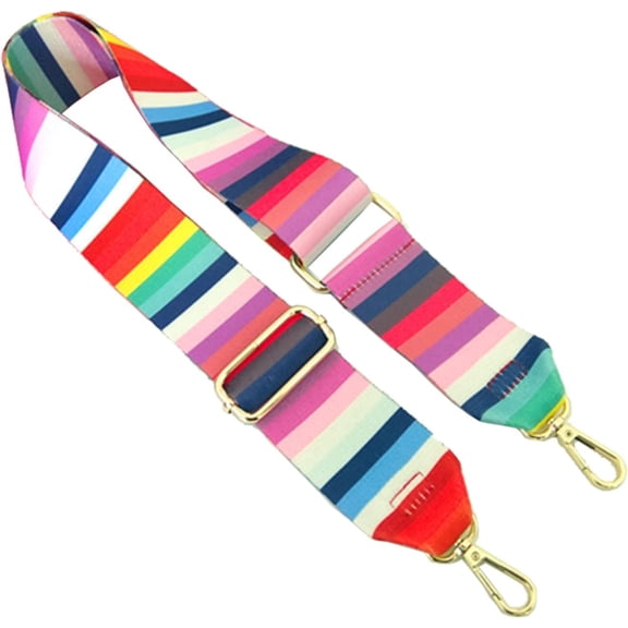 CoCoMangos Crossbody Strap for Purse Replacement Wide Shoulder Strap Rainbow Bag Handbag Belt