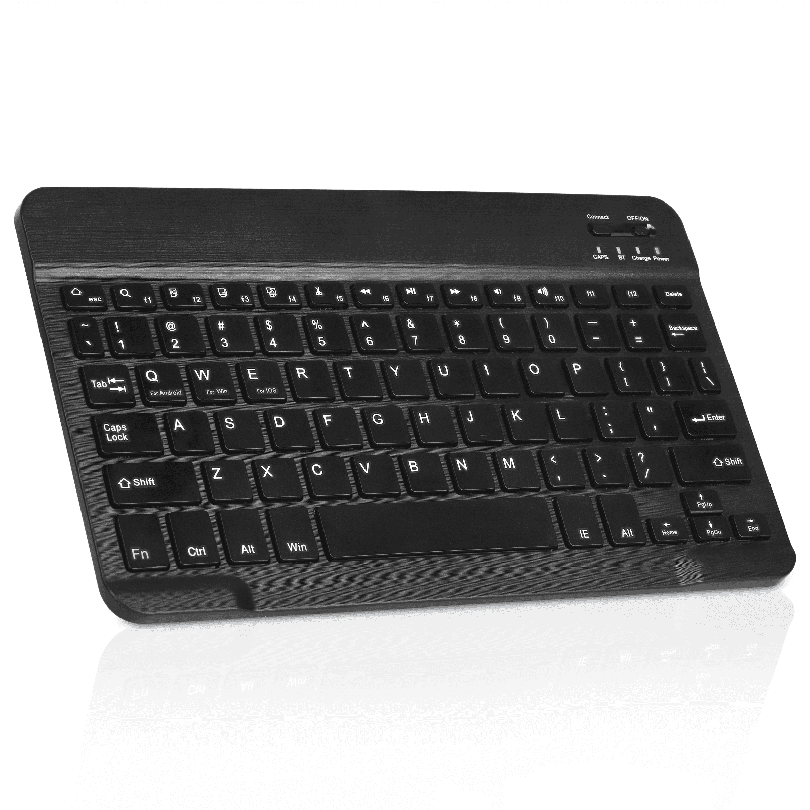 Ultra Slim Rechargable Bluetooth Keyboard Compatible with Amazon