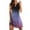 Purple, variant on IROINNID Sundress For Women Sleeveless Round Neckline Comfortable Loose Casual Tops Dress Strapless Print Dress