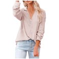 thumbnail image 1 of Chemises à Manches Longues pour Femmes Chemises à Manches Longues Mode Décontractée Blouses & Chemises à Manches Longues Blouses à Manches Longues pour Femmes, 1 of 1