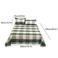 thumbnail image 3 of AuroraX Pillow Cases Set Breathable Standard 2 pack Pillowcase with King Sheet Cozy Super Soft Zip Closure Plaid Improving Sleep, 3 of 6