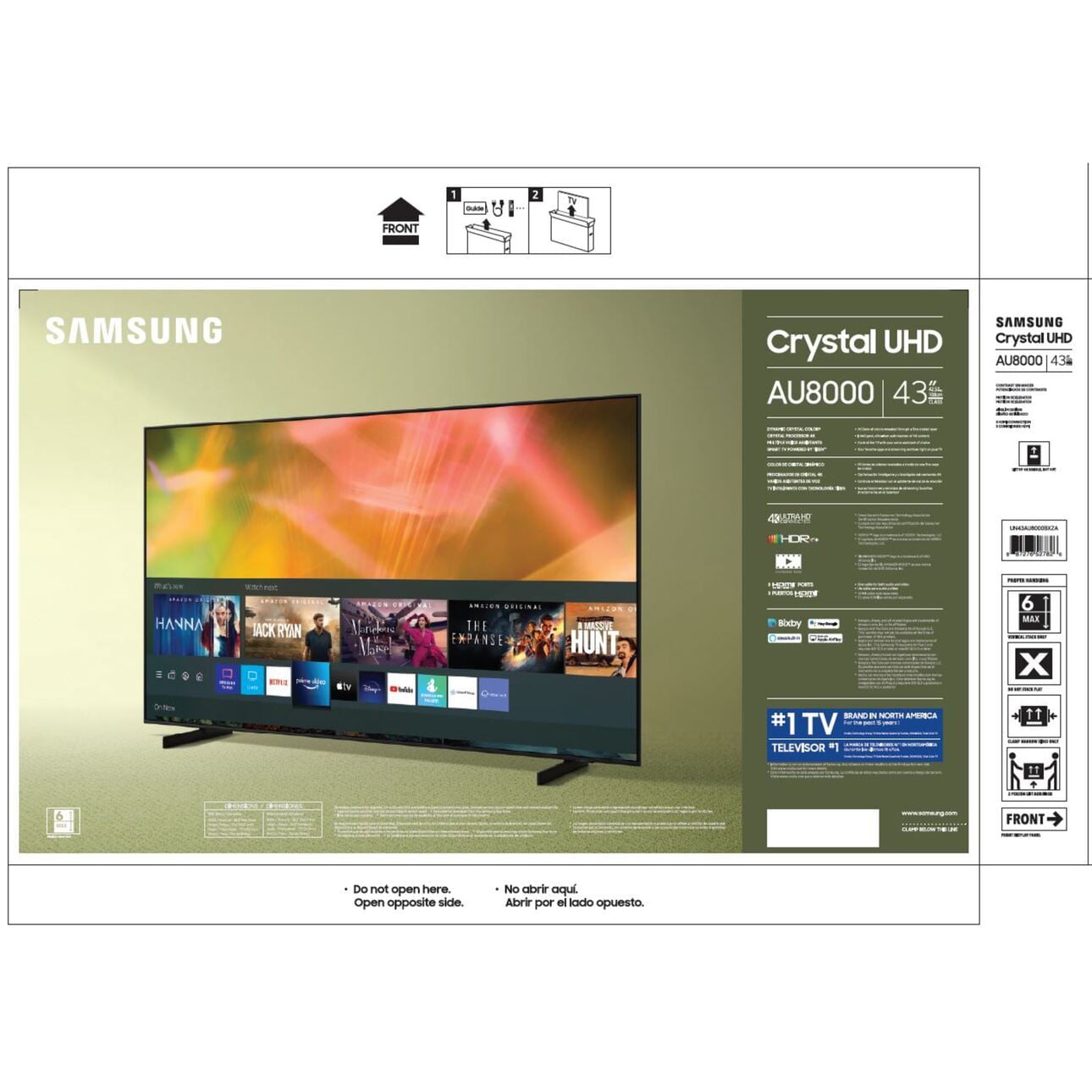 Samsung 43au7092 Tv 43'' Televizor Led Crystal Ultra Hd 4k Smart Hdr 108 Cm  con Ofertas en Carrefour