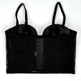 thumbnail image 5 of Women's Rhinestone Tassel Corset Top, Spaghetti Straps Sexy Underwire Bustier Halloween Camisoles Tops, 5 of 7