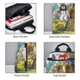 thumbnail image 3 of Yiaed Cute Mushroom Town A Print Lightweight Backpack Travel Backpacks Hiking Daypack for Women Men, 3 of 5