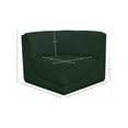 thumbnail image 3 of Meridian Furniture Ollie Green Boucle Fabric Corner, 3 of 9
