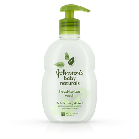 Johnson's Natural Head-To-Toe Safe Baby Wash, 9 Fl. Oz.