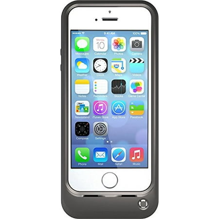 Iphone 5 Case Jewels OtterBox Resurgence Power/Battery Case for Apple iPhone 5 / 5S / 5SE (Satin Rose Grey/Blaze Pink) ()