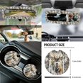 thumbnail image 5 of Renewold Deer American Flag Camo Hunting Car Seat Cover Full Set 14 Pack, with Steering Wheel Seat Belt Rear View Mirror Center Console Trash Can Coaster Gear Shift Knob Cover Set Universal Fit, 5 of 7