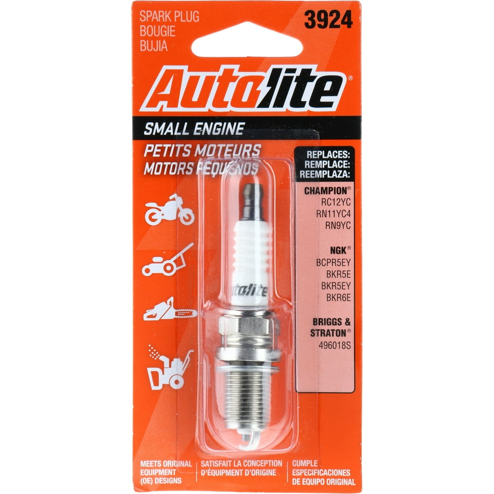 Autolite Small Engine Spark Plug, 3924 for Select Briggs & Stratton and