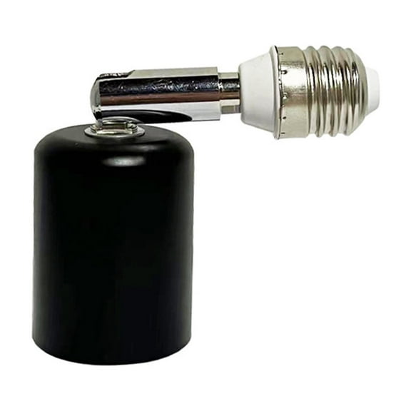 COOLHOOD E26 E27 Lamp Holder Extender 90° Vertical 360 Degree Horizontal Rotation For LED Bulbs 150W Lamp Socket Adapter
