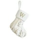 thumbnail image 2 of Adornos navideños Medias navideñas personalizadas con letras 22 cm Medias navideñas bordadas de Papá Noel Calcetín navideño a rayas Adornos colgantes para chimenea Árbol de Navidad Calcetín con letras, 2 of 5
