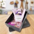 thumbnail image 3 of Permanent Dried Flower Bouquet Soap Rose Flower with String Lights Wedding Home Decoration 04#, 3 of 8