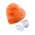 thumbnail image 3 of Lámpara de pared de noche con enchufe de cristal del Himalaya en forma de corazón para pasillo dormitorio con enchufe estadounidense (bombilla incandescente), 3 of 5