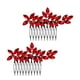 thumbnail image 4 of 2 peinetas de novia con diamantes de imitación, peinetas laterales para el pelo, tocados de novia, pasadores de flores, pinzas para el pelo con diamantes de imitación, accesorios para el cabello, 4 of 7