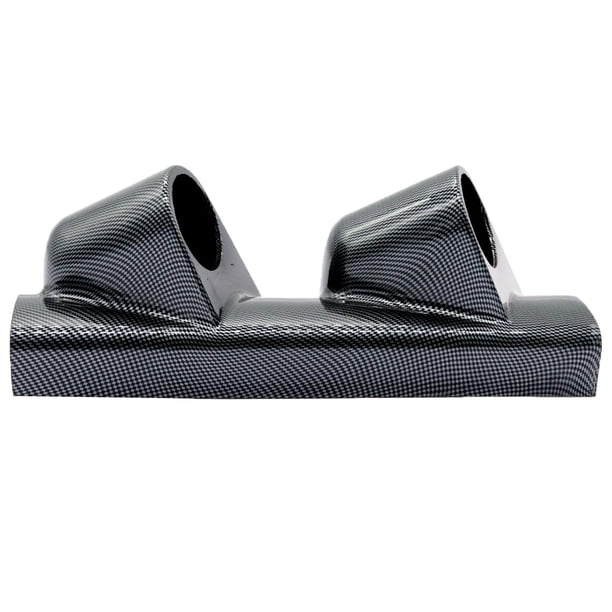 Soporte De Pilar Para Medidores De 52 Mm (doble Agujero) | Universal, Izquierdo, Negro | CarBole