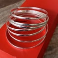 thumbnail image 2 of Set off 7 bangles set silver, 2 of 2