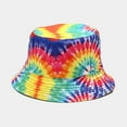 thumbnail image 2 of CoCopeaunts Tie Dye Bucket Hat for Women Double Side Wear Sun Protector Fisherman Hat for Travelling All Seasons All-Match, 2 of 8
