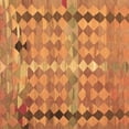 thumbnail image 1 of Ahgly Company Indoor Square Oriental Brown Traditional Area Rugs, 7' Square, 1 of 4