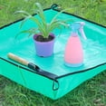 thumbnail image 5 of Estera de jardinería de 100 * 100 cm, estera de operación de plantación de jardinería doméstica, plantas verdes suculentas, suelo de riego y mezcla, estera impermeable para cambiar el piso de Pe, 5 of 5