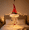 B6, variant on Lighted Candy Cane Striped Wreath Hat Hanging Chandelier, Cascading Warm LED String Light, Christmas Hanging Decor for Living Room & Front Porch