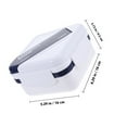 thumbnail image 2 of SHOWERORO Lunch Box Container Blue Bento Design Portable Adults 1Set, 2 of 8
