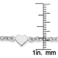 thumbnail image 2 of Sterling Silver Heart shapes with .25in ext. Bracelet, 2 of 4