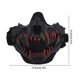 thumbnail image 2 of Máscara protectora Headwear Halloween Horror Party Decor Half Face Mask Transpirable, 2 of 9