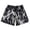 Black, variant on Mens Flame Graphic Outdoor Beach Shorts Cool Retro Running Athletic Shorts for Basketball Gym Track