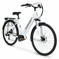 thumbnail image 5 of Hyper Bicycles 36V 700C Electric E-Bike, Adult Ages 14+, 250W Mid-Drive Motor, Matte White, 5 of 16