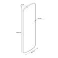 thumbnail image 3 of Espejo Cuerpo Completo Hometrends Aluminio Dorado, 3 of 4
