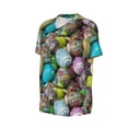 thumbnail image 6 of Fotbe Easter Egg1 Baseball Jersey Shirt for Men and Women, Casual Short Sleeves Button Down T-Shirt-Small, 6 of 9