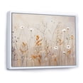 thumbnail image 2 of Designart "Fantasia Of Beige Wildflowers I" Wildflowers Floater Framed Canvas Wall Art, 2 of 5