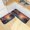 Sunset and Sea, variant on Dailycode 2 Pcs Kitchen Rug Set Non Slip Absorbent Soft Floor Mats for Kitchen Bathroom White Blue Gold Marble 19.7"x27.6" 19.7"x47.2"