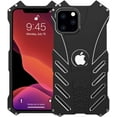 thumbnail image 1 of Compatible avec iPhone 12 Mini Étui Armure en Métal Protection Robuste Défenseur Étui Protectrice Robuste Acier Inoxydable Anti-Rayures Antichoc Antichoc Alliage d'Aluminium 5.4 Pouces, 1 of 7