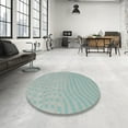 thumbnail image 4 of Ahgly Company Machine Washable Indoor Rectangle Contemporary Dark Goldray Area Rugs, 6' x 9', 4 of 7