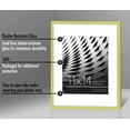 thumbnail image 5 of Americanflat 11x14 Picture Frame with Mat for 8x10, Plastic and shatter-resistant glass, Gold, 5 of 6