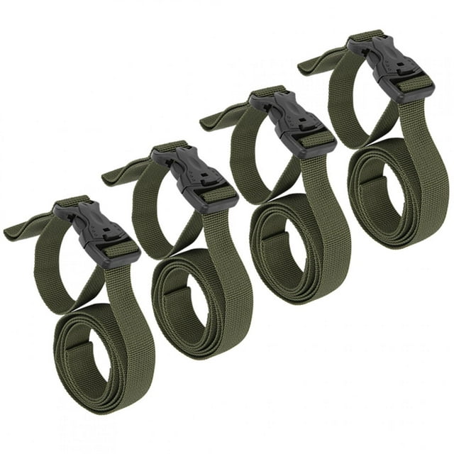 Bagages Sangle Fixe, Valise Sangle Fixe, Boucle Militaire Vert pour Sac de Couchage Sac Étanche Tente Extérieure