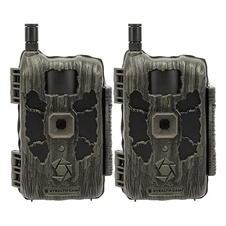 Stealth Cam Deceptor Max 2.0 Dual Core 40MP Cellular Trail Camera 2 Pack 1440p QHD Video No-Glo Night Vision (STC-DCPTRX2-2PK)