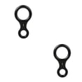 thumbnail image 2 of Descensor de escalada Yuarrent Cuesta abajo Rappel Rescate Ocho anillos Cuerda Rigging Protector Negro 2piezas, 2 of 5