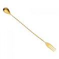 thumbnail image 1 of Barfly Fork Bar Spoon, End 12 3/8" (31.5 cm), Gold, 1 of 10