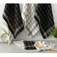 thumbnail image 3 of J&M Black Waffle Weave Dishtowel (Set of 6), 3 of 3