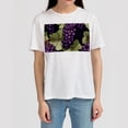 thumbnail image 4 of Grape Classic White 100% Cotton T-Shirt for Men - Soft and Comfortable Tee Shirt for Everyday Wear - Available in Multiple Sizes and Styles, 4 of 5