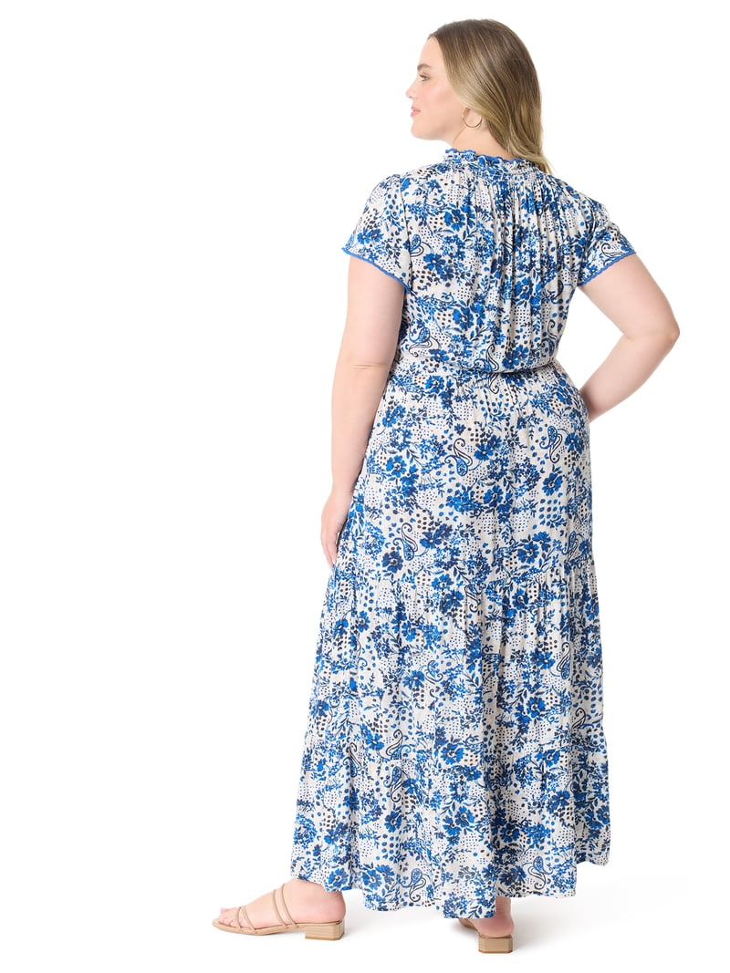 long sleeve rayon maxi dress Ribbed Maxi Dress – Melie Bianco