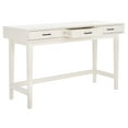 thumbnail image 3 of SAFAVIEH Hawthorn Solid Retro 3 Drawer Writing Desk, Antique Pearl, 3 of 15