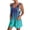 Light Blue, variant on AWXNJUX Jumpers for Women Casual Women's Cargo Shorts Fashion Sleeveless Gradient Jumpsuit (Blue,XXXL)