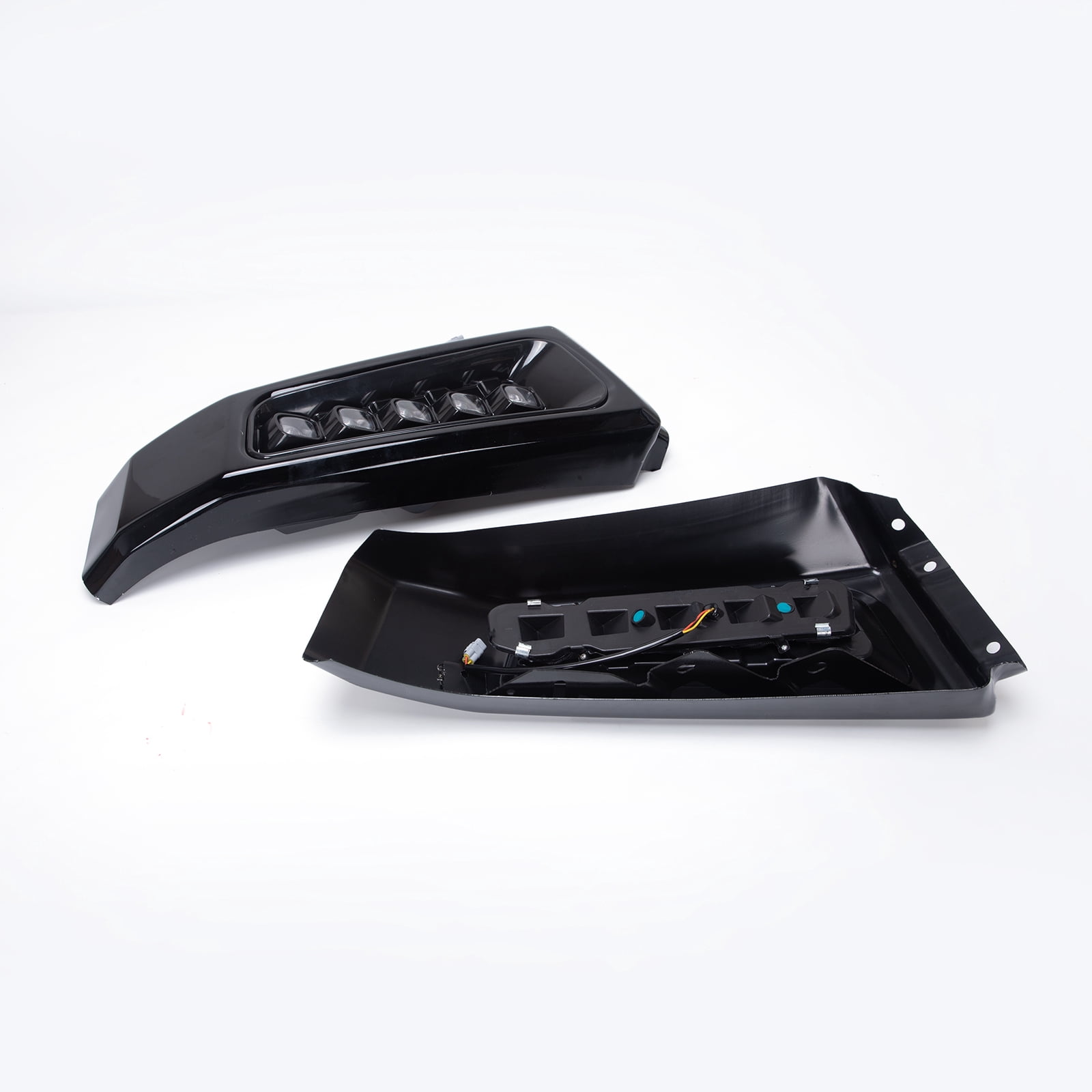 Raptor Style Steel Front Bumper Assembly w/ LED for 2015-2017 Ford F150, Black