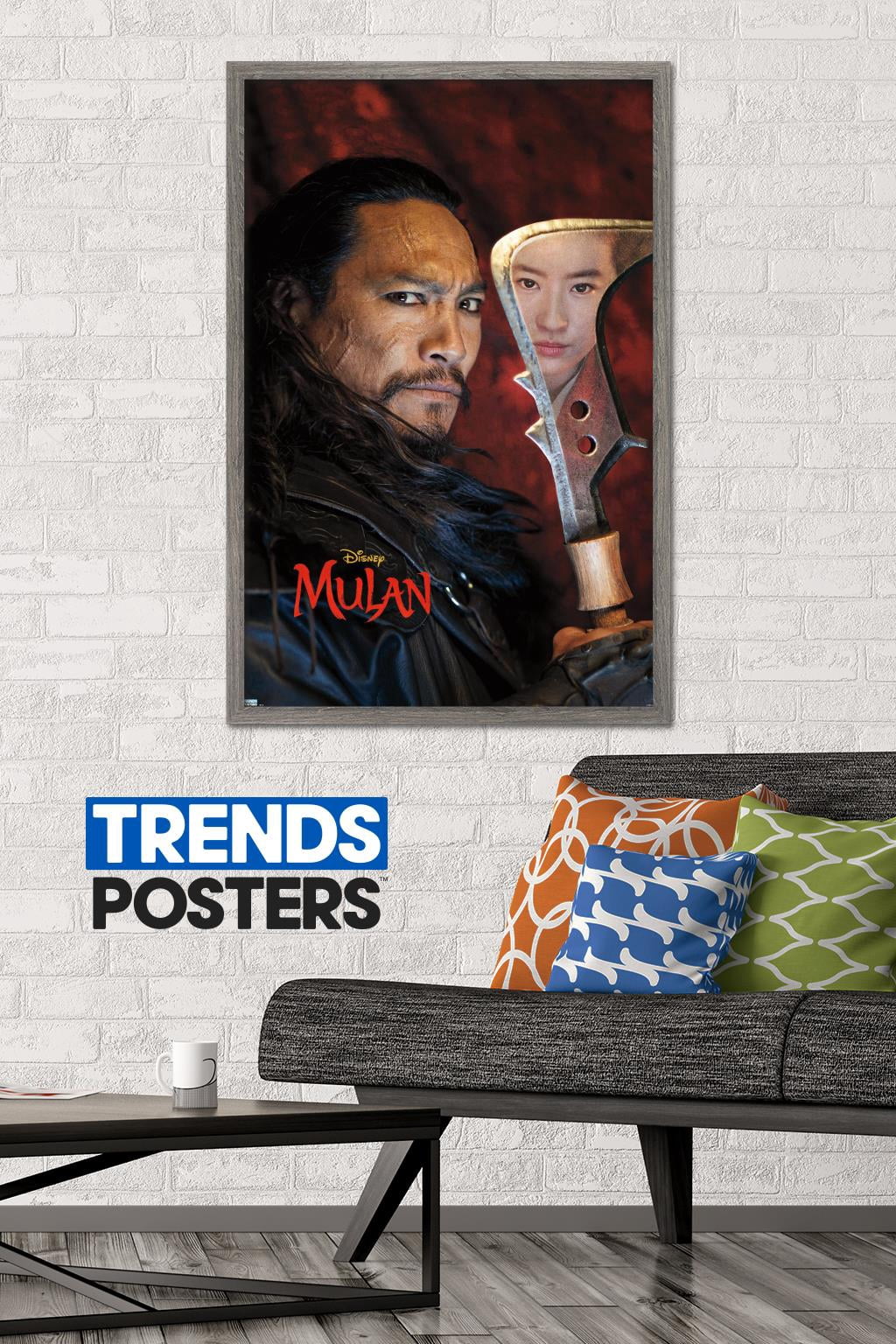 Disney Mulan - Bori Khan Wall Poster, 22.375" x 34", Framed
