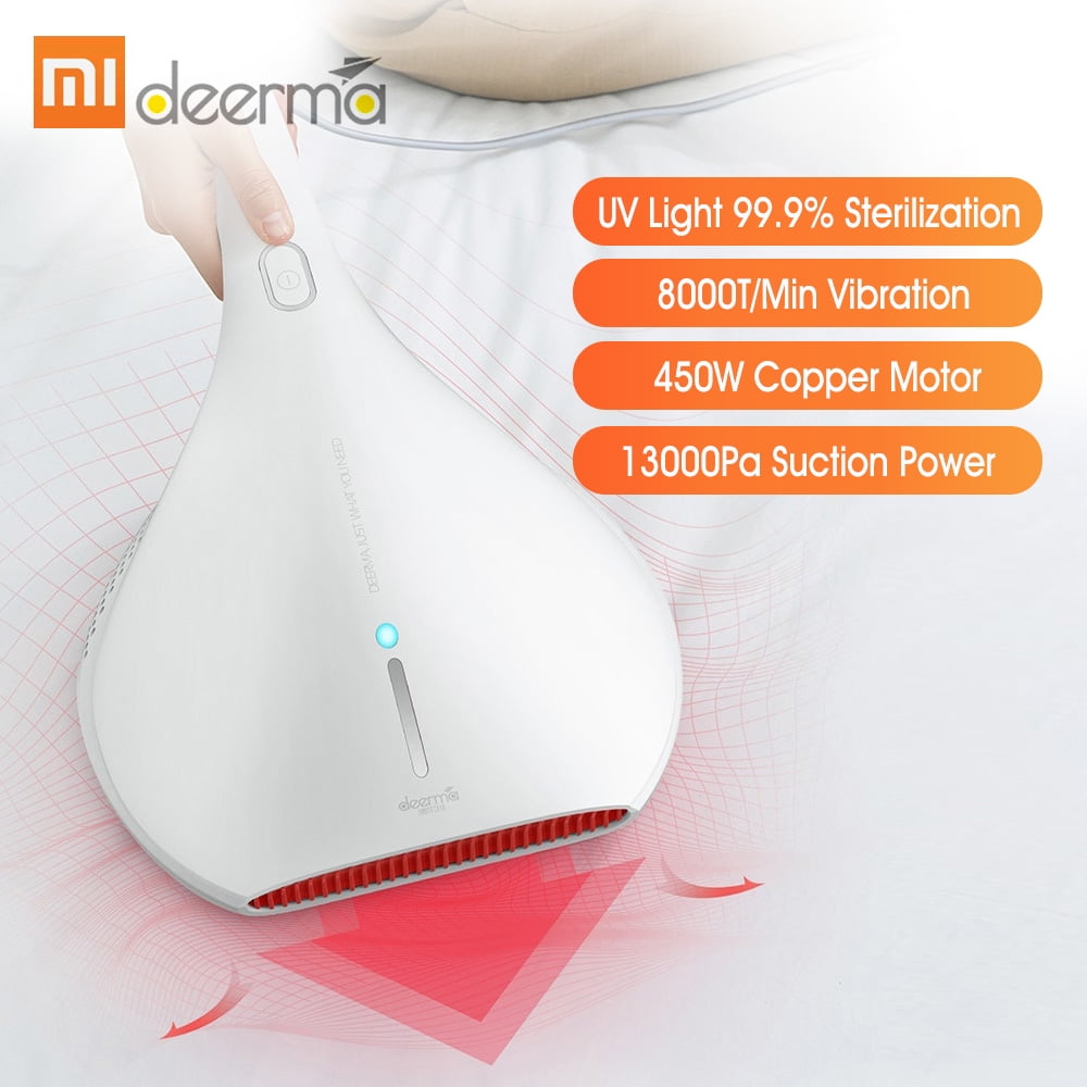 Xiaomi Deerma Vacuum Cleaner Mite Dust Remover Electric Handheld Anti